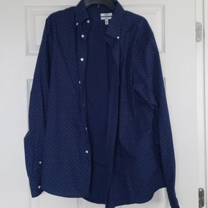 Mens button down business shirt